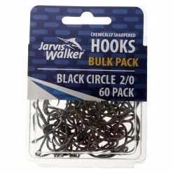 Jarvis Walker Black Chemcially Sharpened Circle Hook Mega Bulk Value Pack