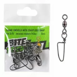 Bite Science Crane Coastlock Snap Swivel Value Pack