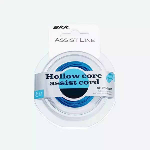 BKK Hollow Core Assist Hook Tying Cord 1 BKK Hollow Core Assist Hook Tying Cord