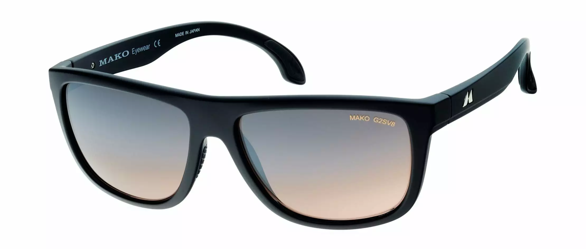Mako Tidal Matte Black Frame Glass Lens Polarised Sunglasses 2 Mako Tidal Matte Black Frame Glass Lens Polarised Sunglasses - Image 2