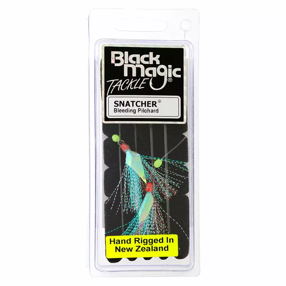 Black Magic Bleeding Pilchard Pre-tied Fishing Rig 1 Black Magic Bleeding Pilchard Pre-tied Fishing Rig