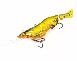 Chasebaits Armour Prawn Vibe Lure -Rods Shop Chasebaits Armour Prawn Vibe Lure Gold Chrome