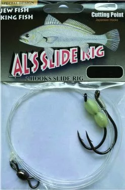 Cobalt Blue Als 2 Hook Pre Tied Slide Rig