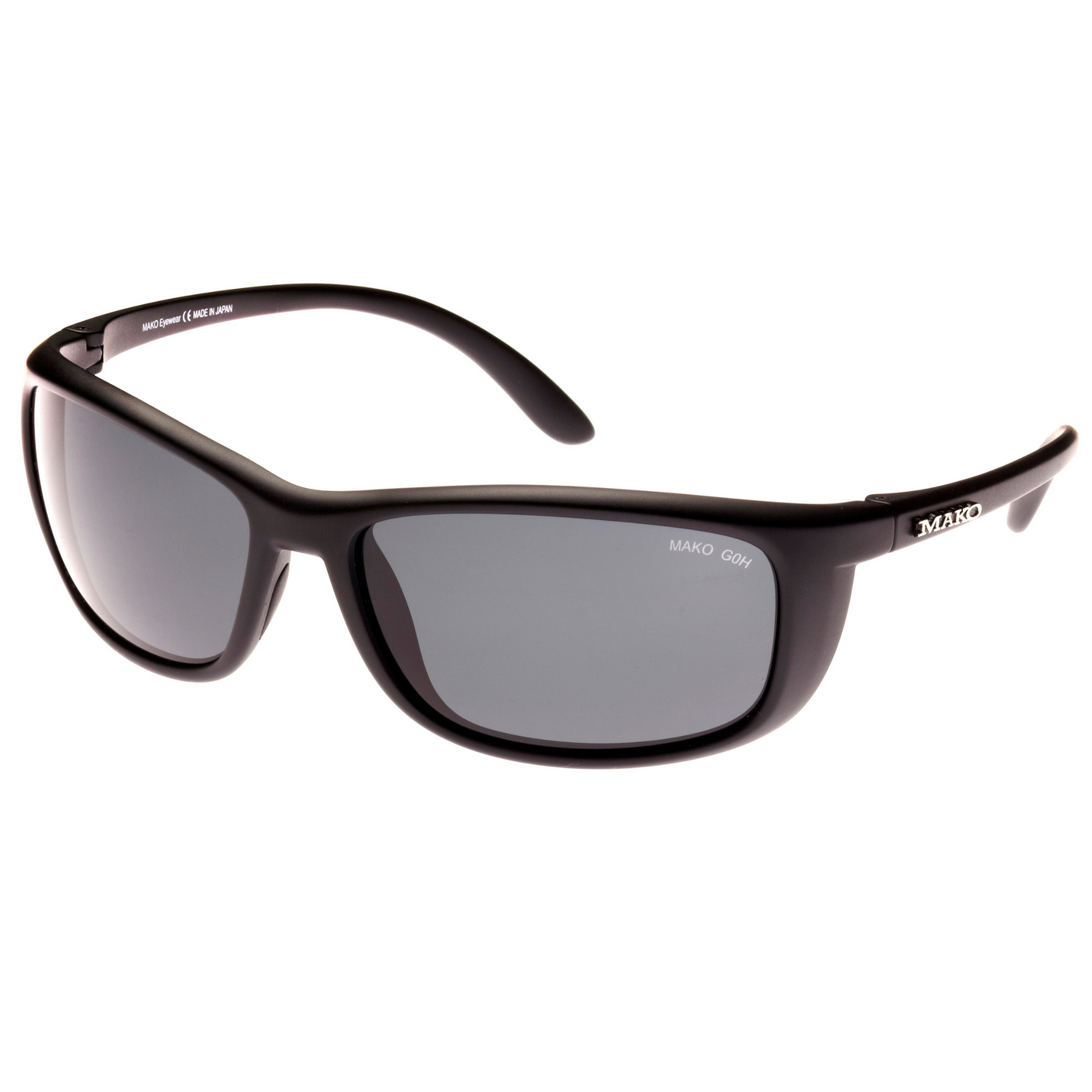 Mako Blade Matte Black Frame Glass Lens Polarised Sunglasses 1 Mako Blade Matte Black Frame Glass Lens Polarised Sunglasses