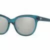 Costa Bimini Teal Crystal Frame Polarised Sunglasses - Silver Mirror 580G