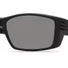 Costa Del Mar Cortez Blackout Frame 580g Gray Mirror Glass Lens Polarised Performance Sunglasses