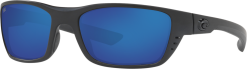 Costa Del Mar Whitetip Blackout Frame Blue Mirror Glass 580G Lens Polarised Performance Sunglasses - Mega Clearance