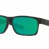 Costa Half Moon Tiger Shark Ocearch Frame Polarised Sunglasses - Green Mirror 580G