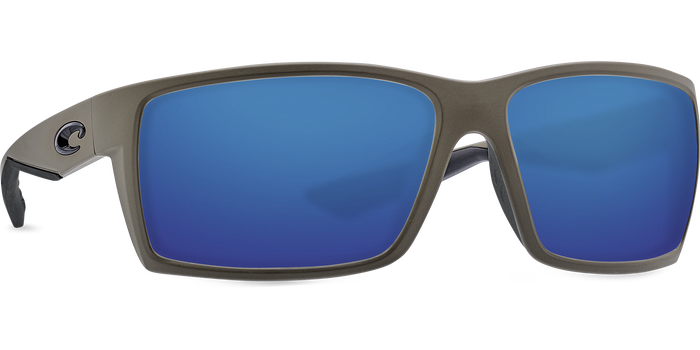 Costa Del Mar Reefton Matte Moss Frame Polarised Sunglasses - Blue Mirror 580G 1 Costa Del Mar Reefton Matte Moss Frame Polarised Sunglasses - Blue Mirror 580G