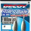 Decoy BL-6S Rolling Willow Leaf Blade Lure Silver