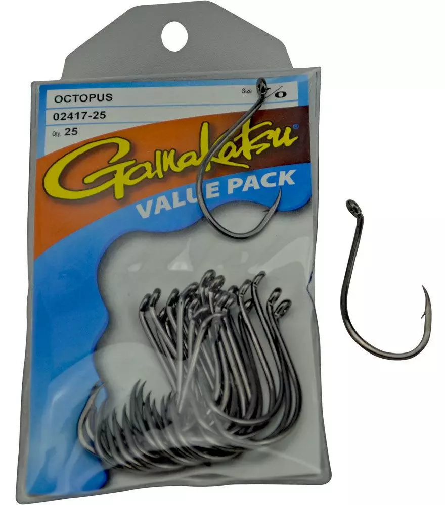 Gamakatsu Octopus Hook 25 Pack 1 Gamakatsu Octopus Hook 25 Pack