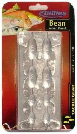 Gillies Assorted Bean Sinker Mould Combo
