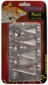 Gillies Assorted Sinker Mould Combo
