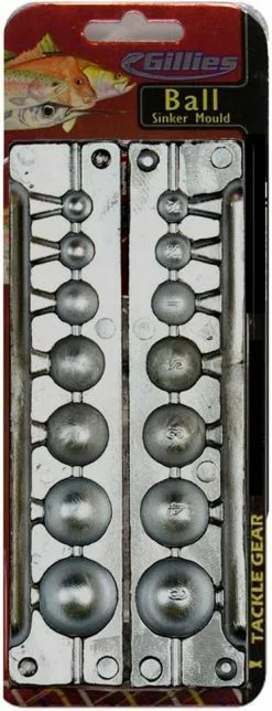 Gillies Ball Sinker Mould Combo