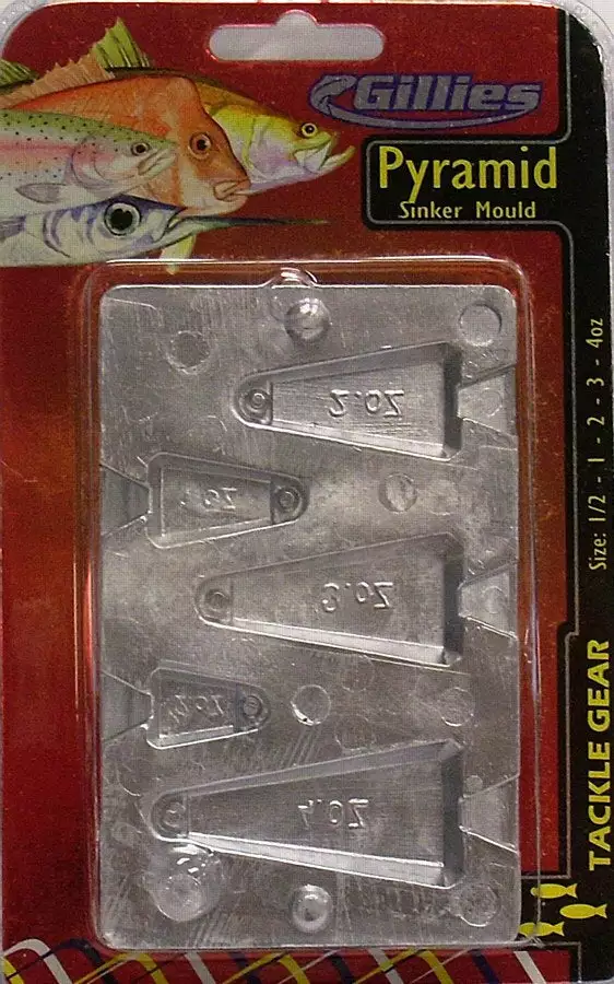 Gillies Pyramid Sinker Mould 1 Gillies Pyramid Sinker Mould