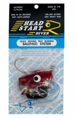 Head Start Ballyhoo Gar Chain Diver Chin Guard Trolling Rig 6 Head Start Ballyhoo Gar Chain Diver Chin Guard Trolling Rig -Rods Shop Head Start Diver Red 8a104705 4498 4ed3 aee0 f9d31f7741bf