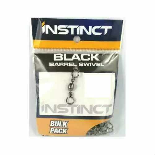 Instinct Black Barrel Swivel Bulk Value Pack 1 Instinct Black Barrel Swivel Bulk Value Pack
