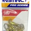 Instinct Pro Series IN203 Brass Interlock Snap Swivel