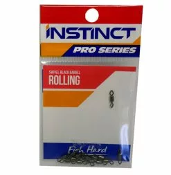 Instinct Pro Series IN209 Black Barrel Rolling Swivel