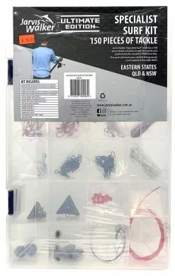 Jarvis Walker 150 Piece Special Surf Fishing Bulk Value Tackle Kit Pack