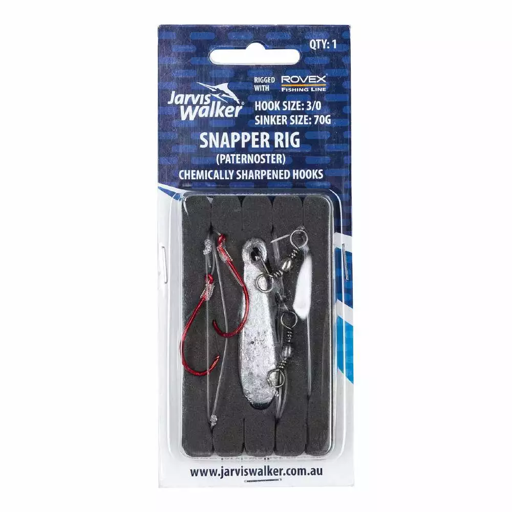 Davo's Tackle Online Jarvis Walker 38392 Offshore Reef Fishing Snapper Paternoster Pre Tied Ready Rig 1 Davo's Tackle Online Jarvis Walker 38392 Offshore Reef Fishing Snapper Paternoster Pre Tied Ready Rig