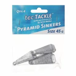 Jarvis Walker Pyramid Sinker Value Pack 6 Jarvis Walker Pyramid Sinker Value Pack -Rods Shop Jarvis Walker Pyramid Sinker Value Pack 45g