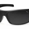 Mako Indestructible Matte Black Frame Poly Grey Lens Polarised Sunglasses