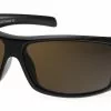 Mako Indestructible Shiny Black Frame Poly Brown Lens Polarised Sunglasses