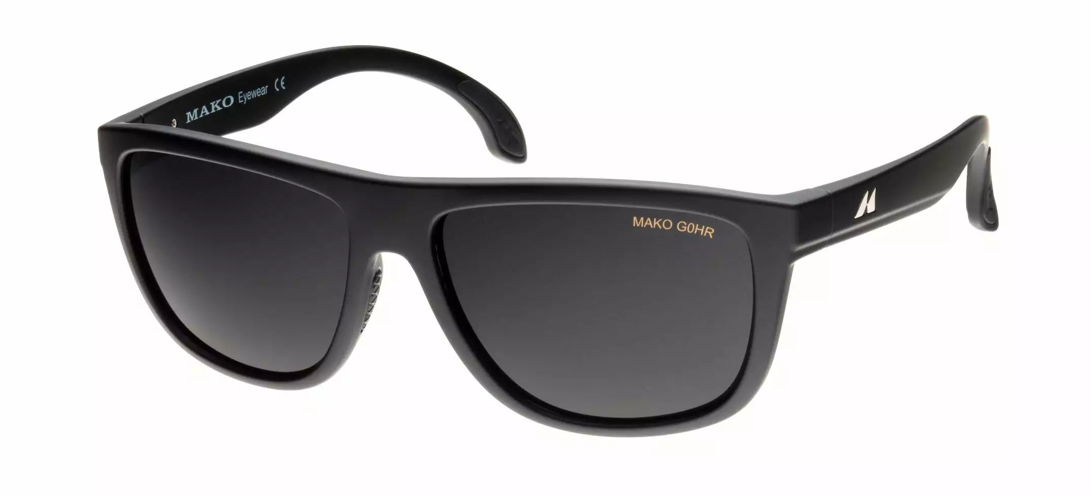 Mako Tidal Matte Black Frame Glass Lens Polarised Sunglasses 1 Mako Tidal Matte Black Frame Glass Lens Polarised Sunglasses