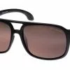 Mako Harries Matte Black Frame Glass Lens Polarised Sunglasses