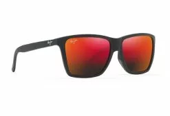 Maui Jim Cruzem Black Matte Frame Hawaii Lava Glass Lens Polarised Performance Sunglasses