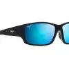Maui Jim Local Kine Black-Blue-Grey Frame Blue Hawaii Glass Lens Polarised Performance Sunglasses