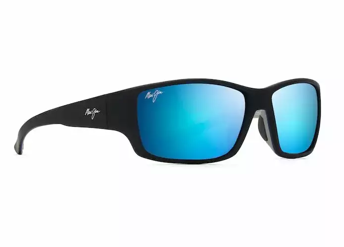 Maui Jim Local Kine Black-Blue-Grey Frame Blue Hawaii Glass Lens Polarised Performance Sunglasses 1 Maui Jim Local Kine Black-Blue-Grey Frame Blue Hawaii Glass Lens Polarised Performance Sunglasses