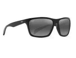 Maui Jim Makoa Gloss Black Frame Neutral Grey Glass Lens Polarised Performance Sunglasses