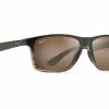 Maui Jim Onshore Chocolate Fade Frame HCL Bronze Glass Lens Polarised Performance Sunglasses