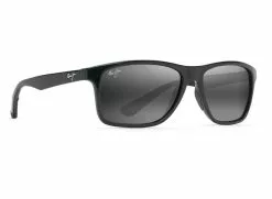 Maui Jim Onshore Gloss Black Frame Neutral Grey Glass Lens Polarised Performance Sunglasses