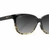 Maui Jim Starfish Womens Black Tortoise Frame Neutral Grey Glass Lens Polarised Performance Sunglasses