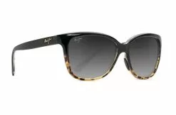 Maui Jim Starfish Womens Black Tortoise Frame Neutral Grey Glass Lens Polarised Performance Sunglasses