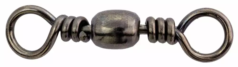 Mustad Black Barrel Swivel 1 Mustad Black Barrel Swivel