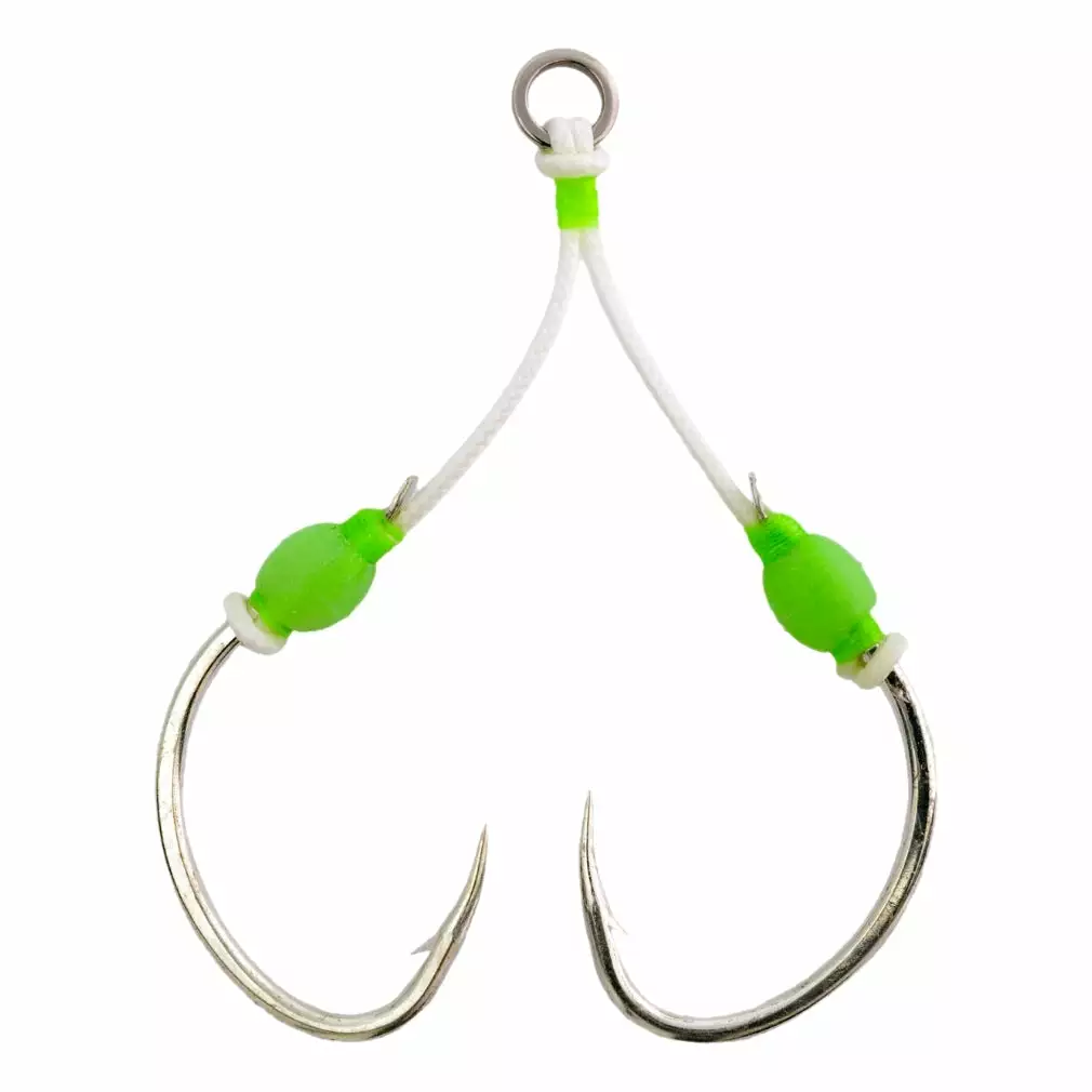 Mustad Lumo Slow Pitch Jig Assist Hook 1 Mustad Lumo Slow Pitch Jig Assist Hook
