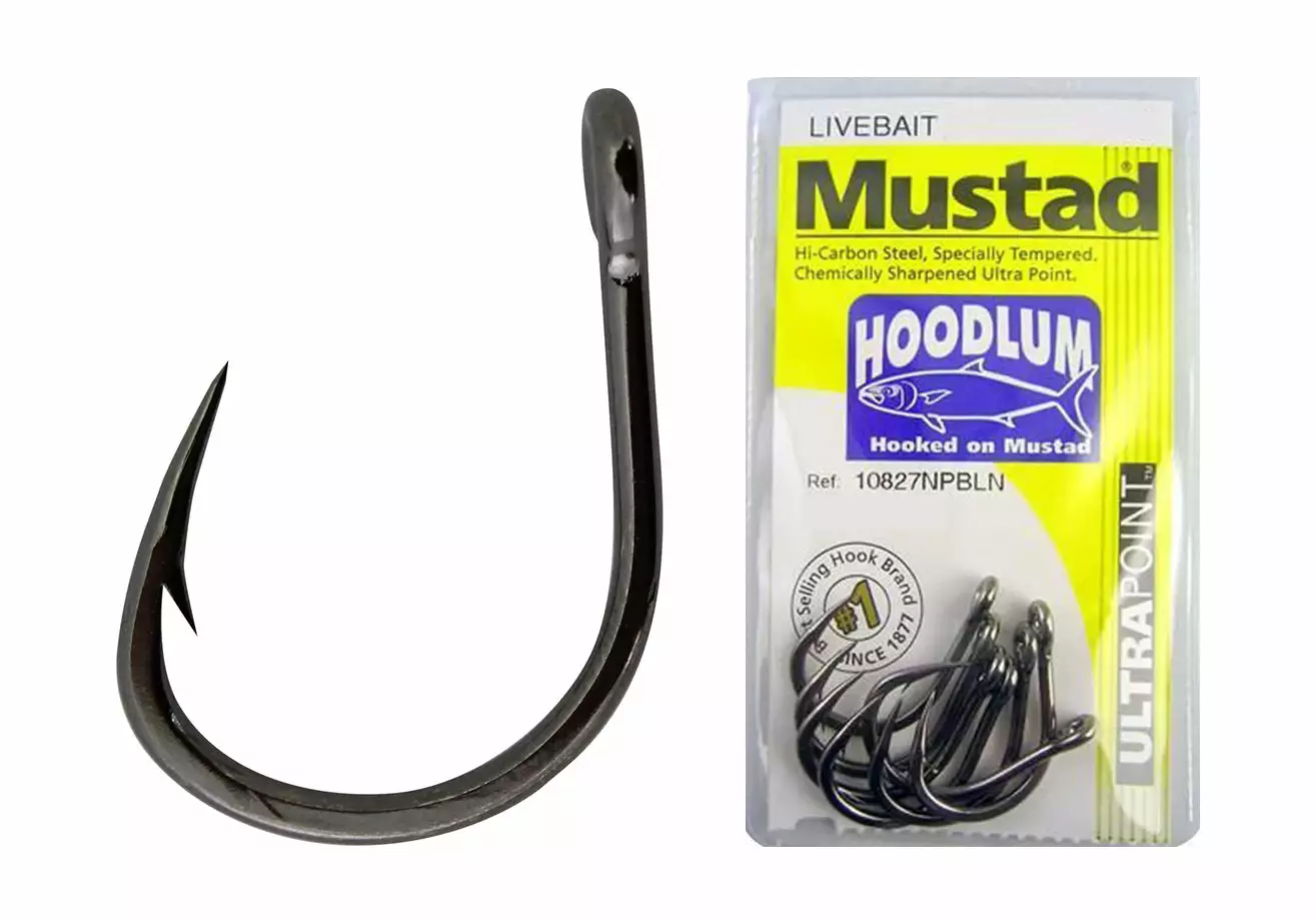 Mustad Hoodlum 10827NPBLN Hook 1 Mustad Hoodlum 10827NPBLN Hook