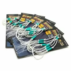 Oceans Legacy Stinger Twin Nude Glow Even Tie Jig Assist Hook