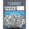 Optia OP064 Mini Aluminium Single Crimp Sleeve Bulk Value 25 Pack
