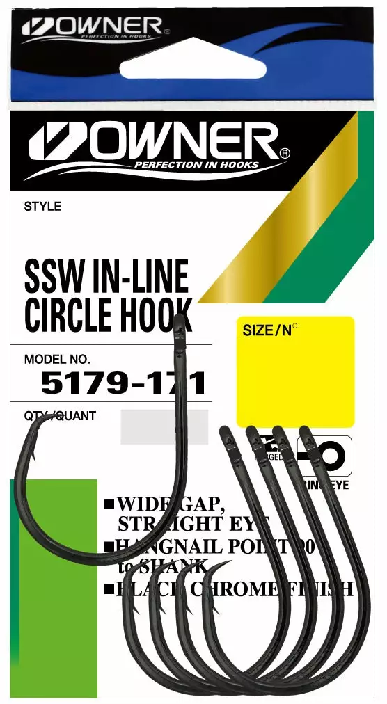 Owner 5179 SSW Inline Circle Hook 1 Owner 5179 SSW Inline Circle Hook
