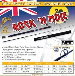 Assassin Rock N Mole Rod - 2XH PE4-6