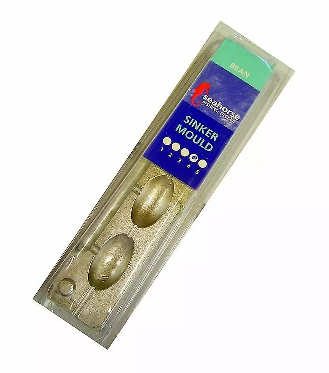 Seahorse Lead Bean Sinker Mould 5 Seahorse Lead Bean Sinker Mould - Image 5