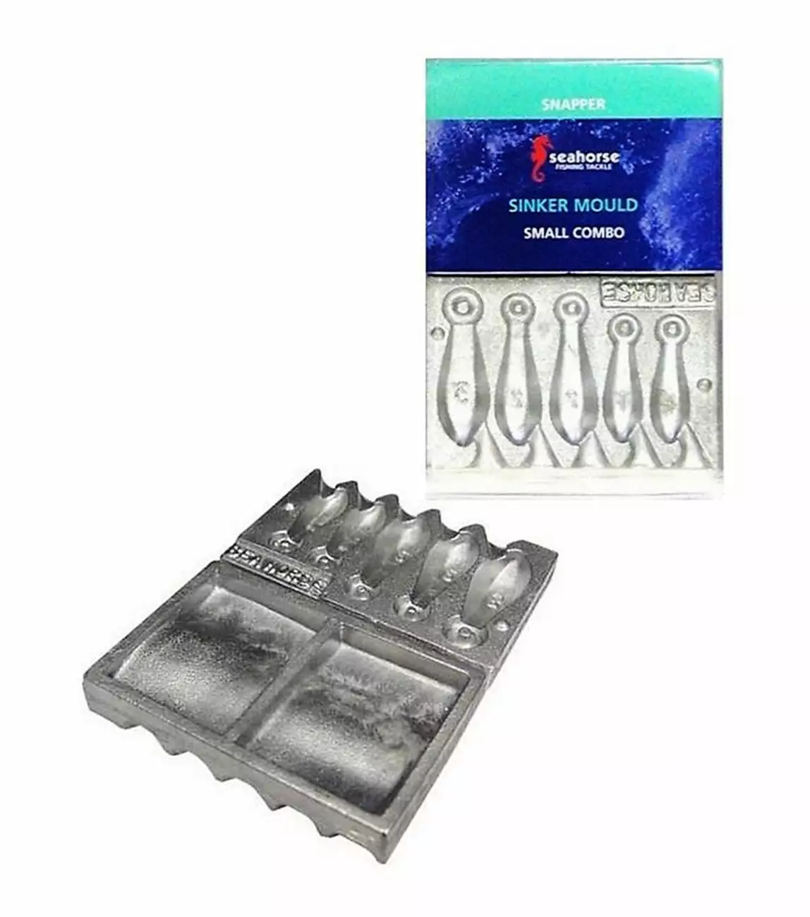 Seahorse Lead Snapper Sinker Combination Mould 2 Seahorse Lead Snapper Sinker Combination Mould - Image 2