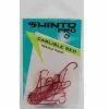 Shinto Pro SH031 Carlisle Red Long Shank Bloodworm Hook Bulk Value Pack