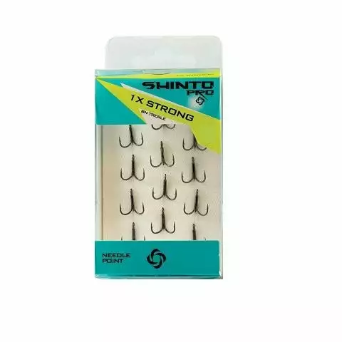 Shinto Pro Strong Black Treble Hook 1 Shinto Pro Strong Black Treble Hook