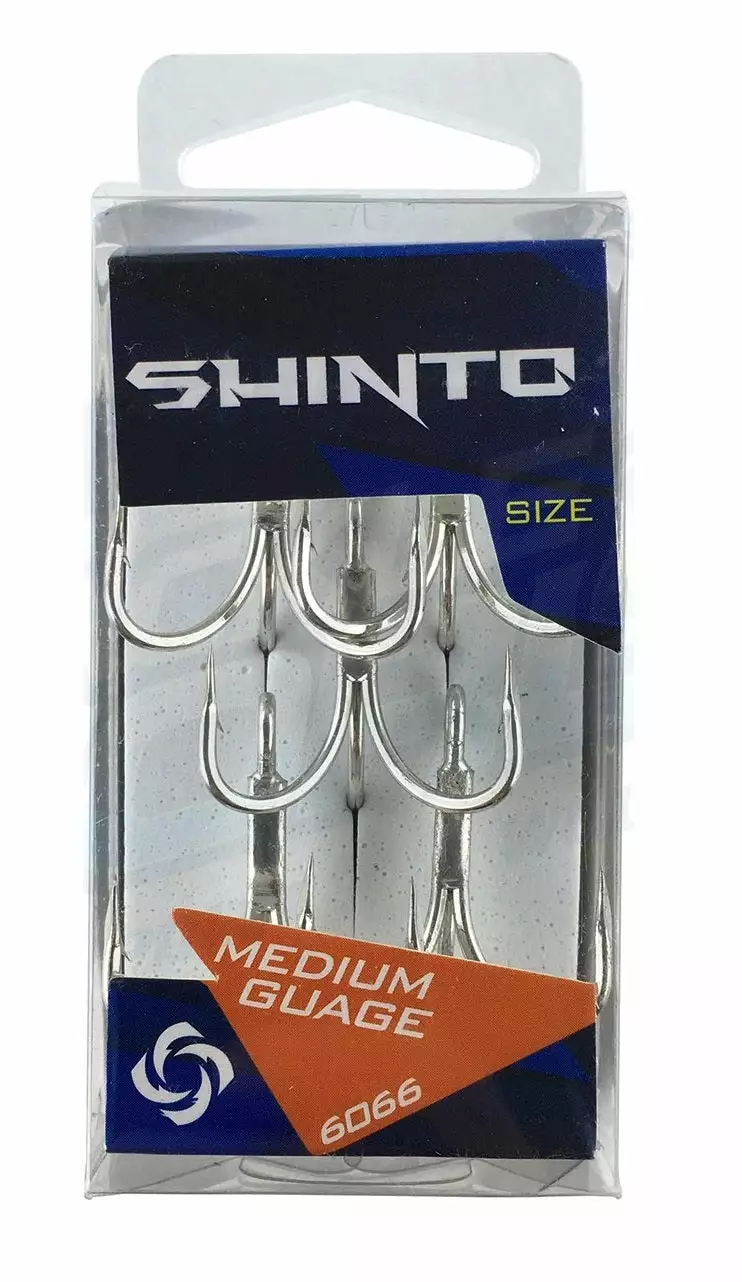 Shinto 6066 Medium-Heavy Gauge Treble Hook 1 Shinto 6066 Medium-Heavy Gauge Treble Hook